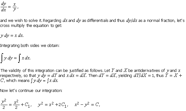 7 8 Differential Equations Variables Separable