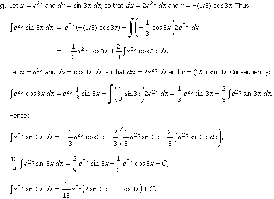 6 5 3 The Method Of Integration By Parts